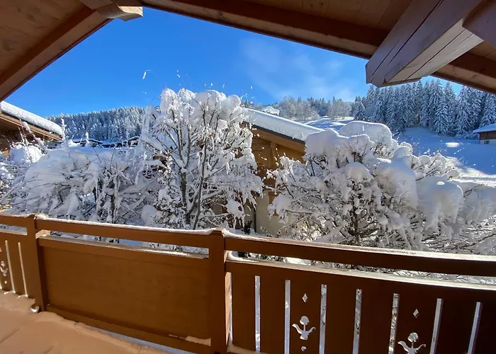 Megeve, Ideal Familles Proche Et Centre Village 梅杰夫