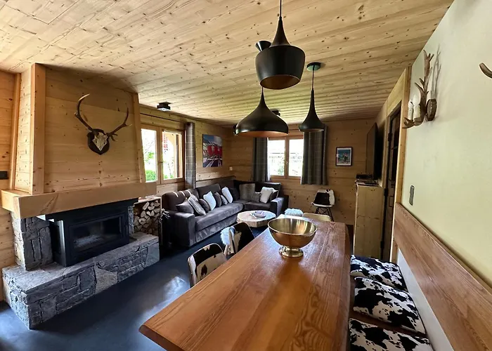 木屋 Megeve, Ideal Familles Proche Et Centre Village 梅杰夫