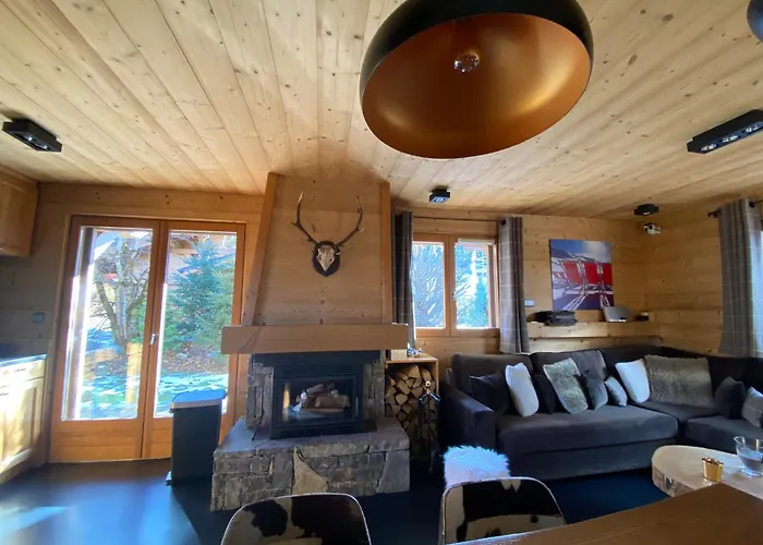 Megeve, Ideal Familles Proche Et Centre Village 木屋