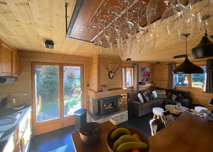 木屋 Megeve, Ideal Familles Proche Et Centre Village 梅杰夫