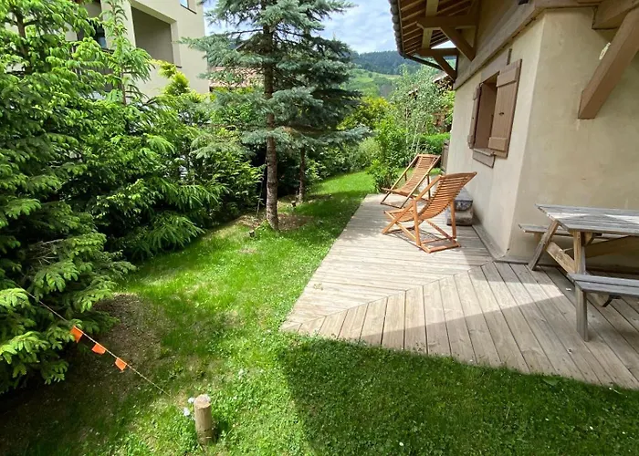 Megeve, Ideal Familles Proche Et Centre Village 木屋